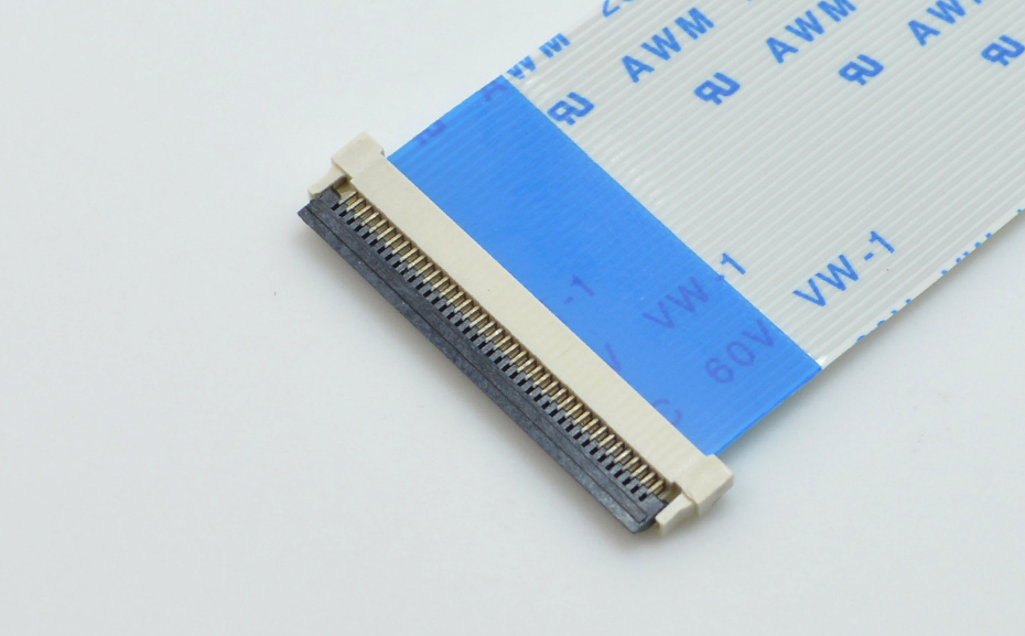 0.5间距1.2高掀盖式fpc连接器-fpc连接器0.5mm后翻盖fpc连接器-宏利