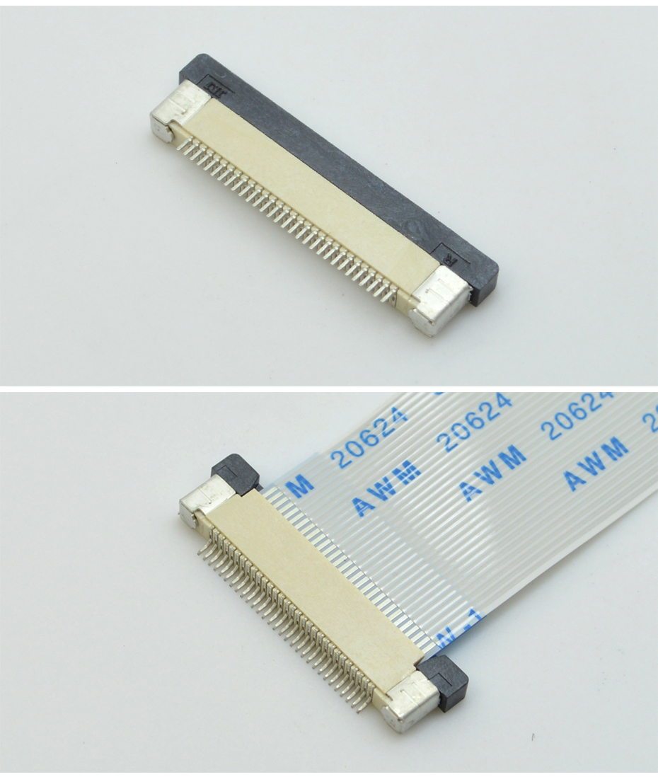 贴片fpc连接器-连接器fpc 24p-上接fpc连接器-宏利
