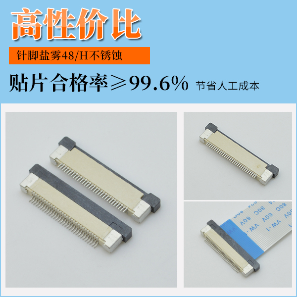 fpc连接器下接,它会有多少规格呢?-10年客服给您解答-宏利