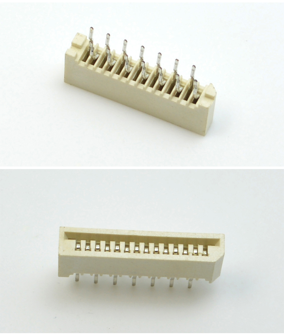 fpc连接器pcb封装-fpc ffc连接器 1.0fpc连接器 直插-宏利