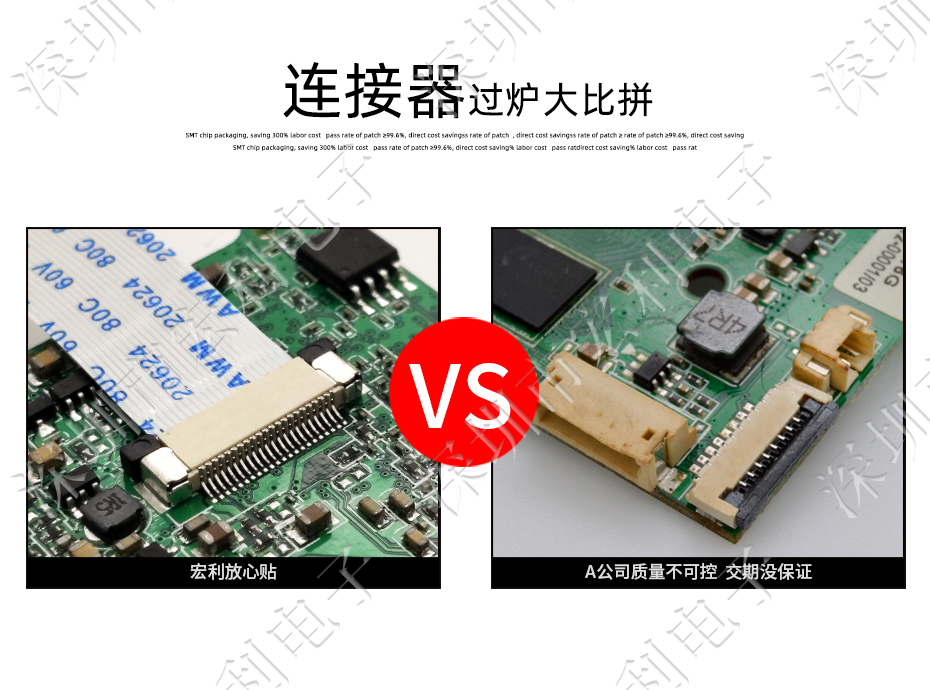 宏利丨FFC/FPC软排线连接器 FPC插座 间距0.5mm-64p H2.0翻盖下接