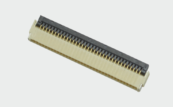 精密fpc连接器-fpc连接器 0.5mm前插后压式fpc连接器-宏利