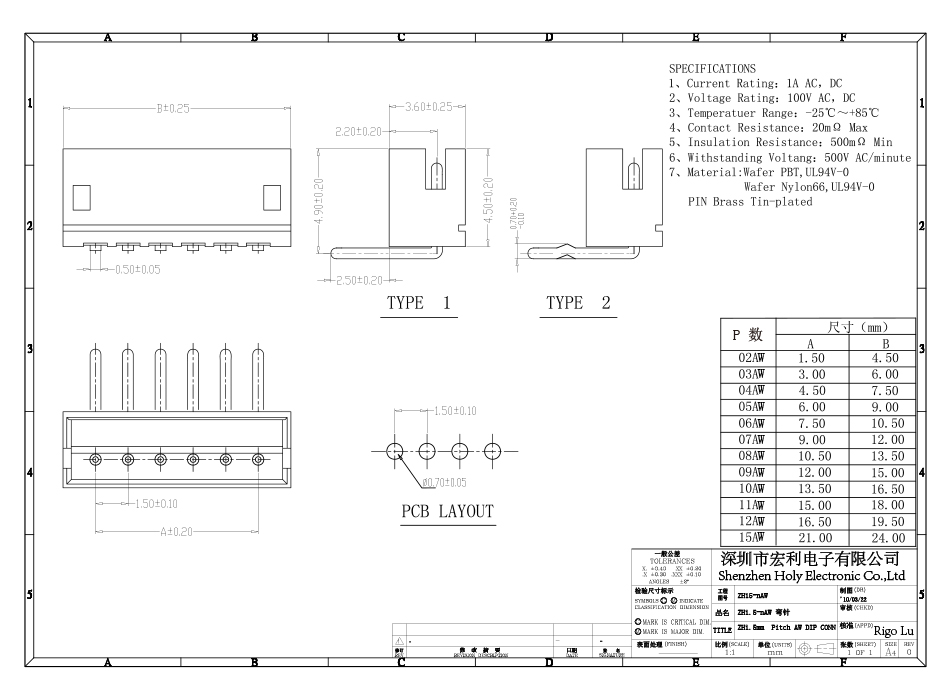 深圳市fpc连接器厂商-军用fpc连接器-超薄fpc连接器-宏利