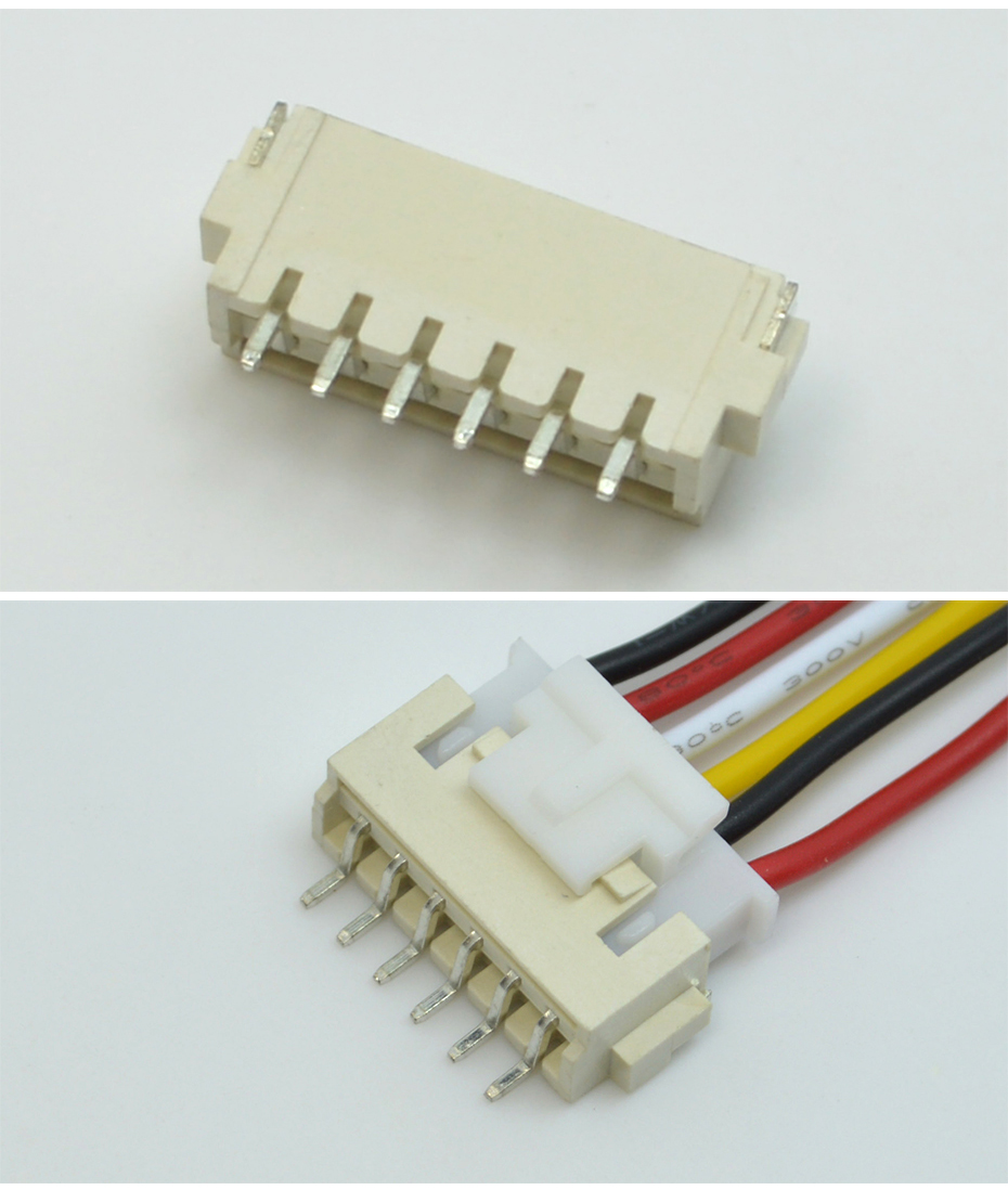 厂家XHB2.54卧式贴片带扣针 座耐高温料8Pin-12P接插件条形连接器,宏利