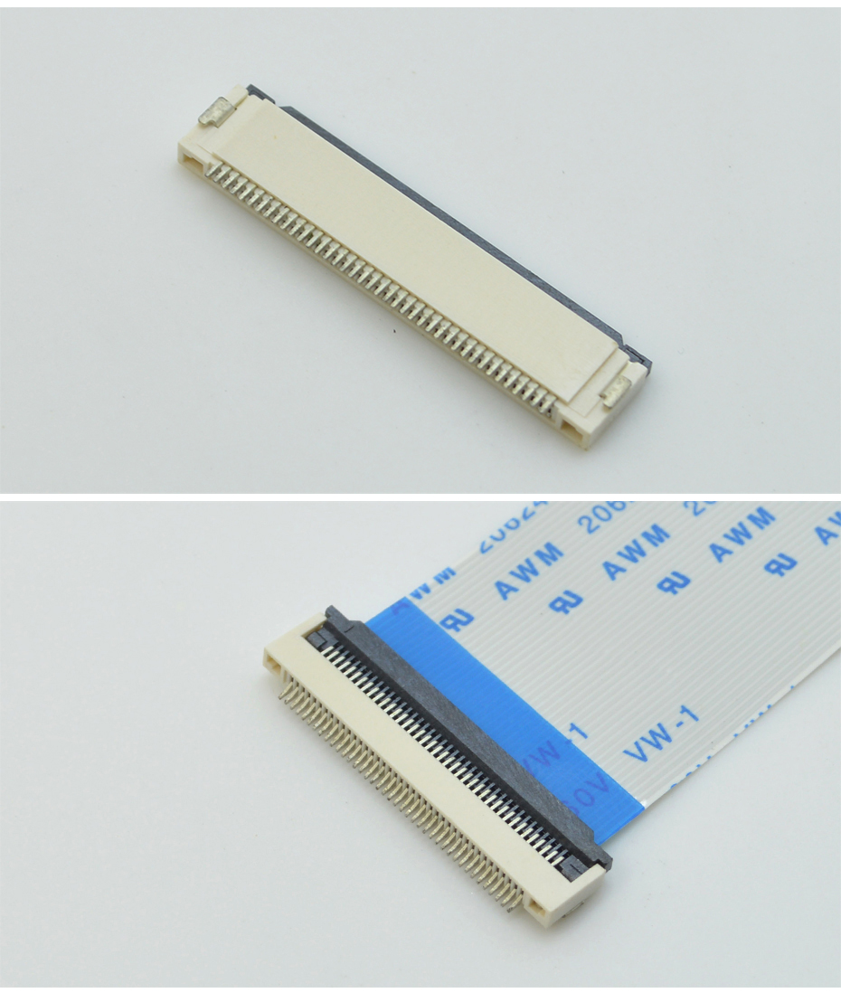 fpc软板连接器-fpc连接器 0.5mm翻盖fpc连接器-宏利