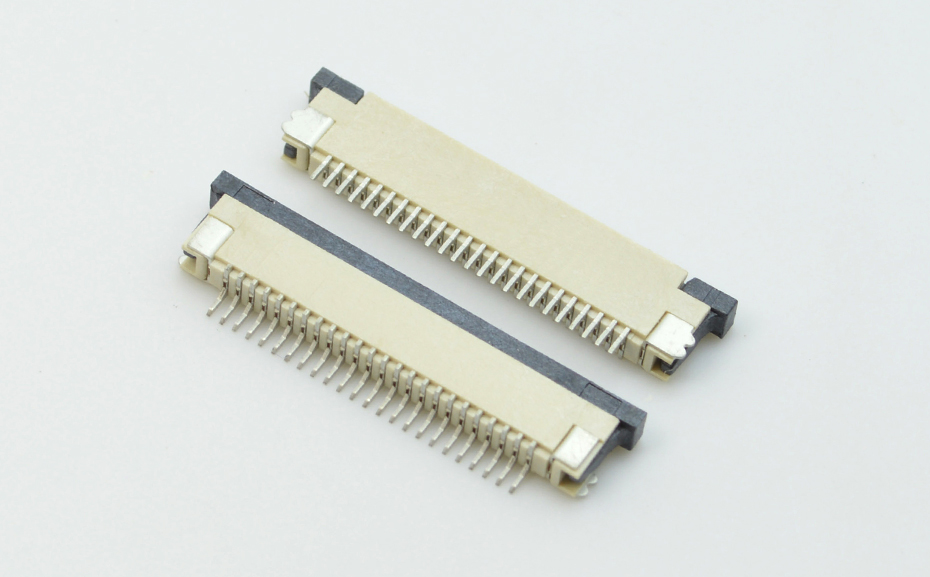 FPC连接器 0.8mm 6P/9/10/12/14/16/20/22/24/26/30Pin抽屉式下接,宏利
