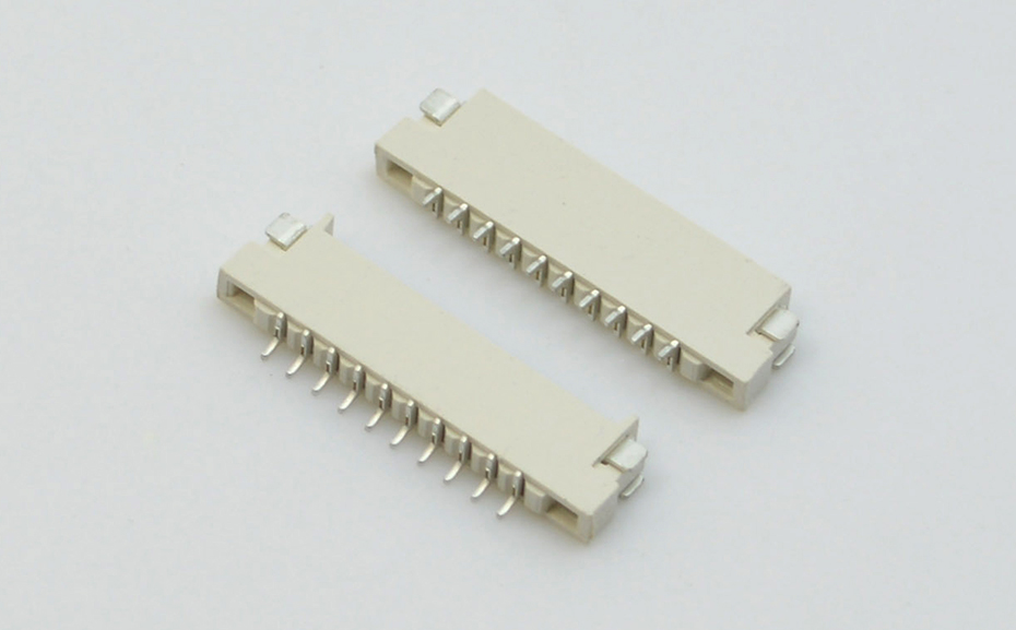 FPC/FFC扁平电缆接线连接座 软排线连接器 1.0MM-10P H1.5插座,宏利