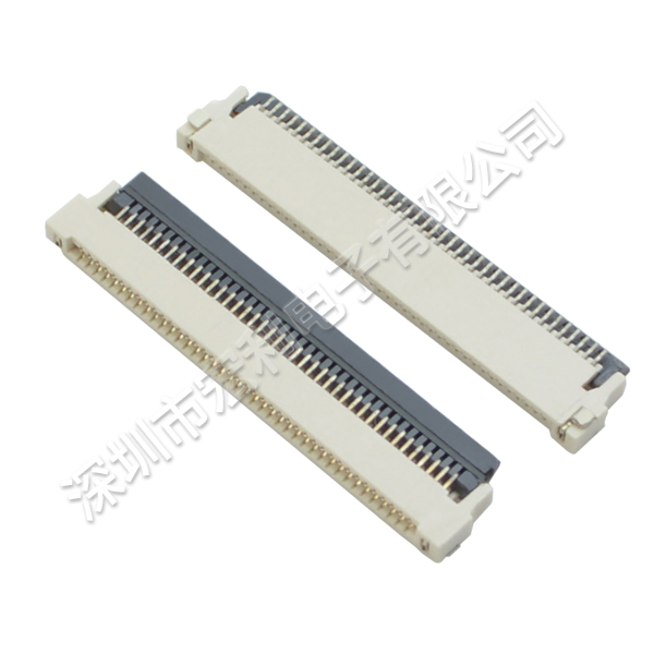 0.5mm连接器fpc翻盖式的图纸怎么看[宏利]