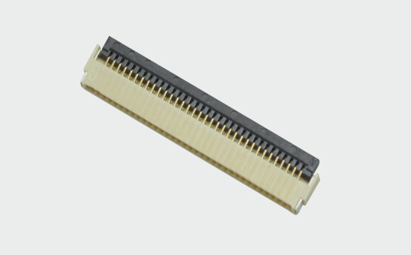 0.5间距 FPC/FFC连接器4/6/8/10/12/16/20/24/26/30/40P后翻盖H1.0-宏利